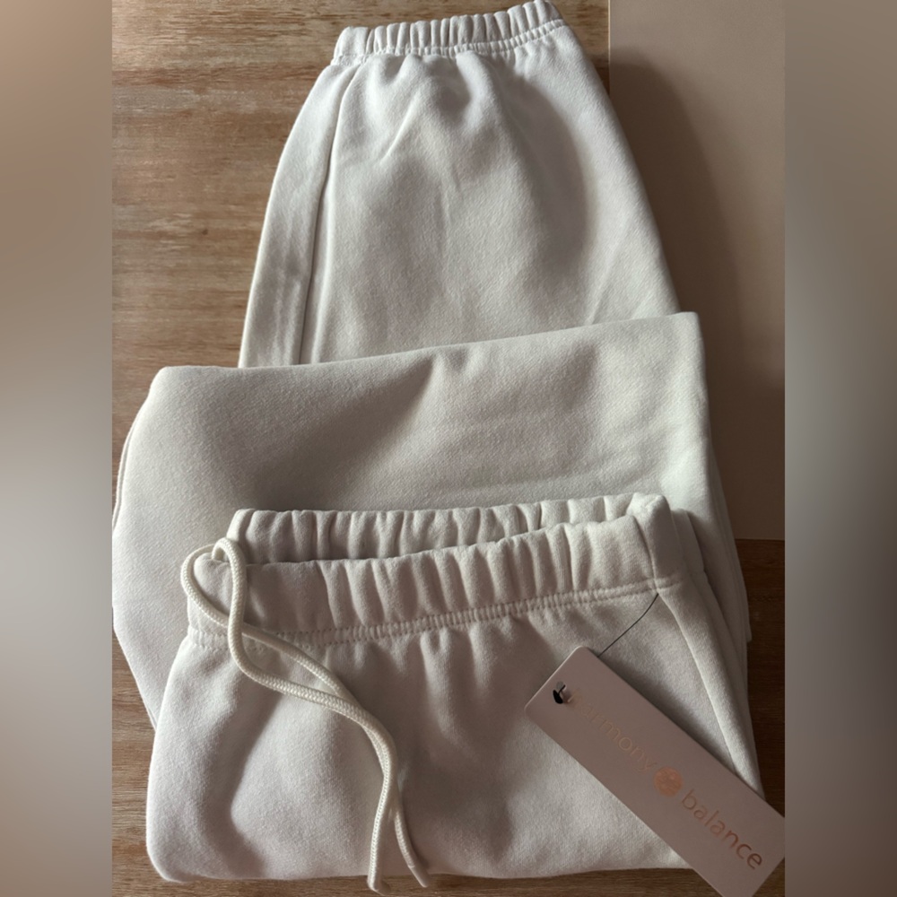 New•HARMONY & BALANCE Cozy Fleece Jogger Pants
